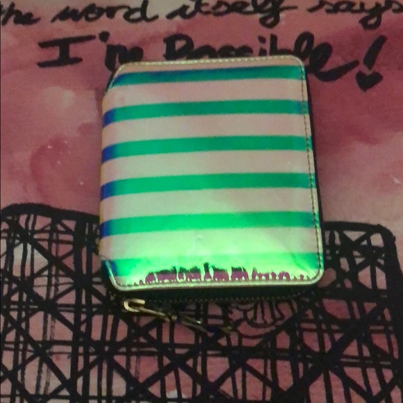 comme des garcons iridescent wallet